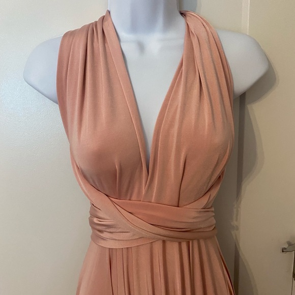 Twobirds Classic Ballgown in Blush - Picture 12 of 14